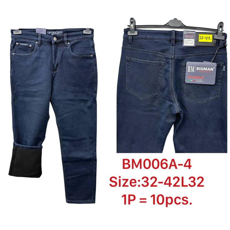 Spodnie jeansy meskie Roz 32-42, 1 Kolor Paczka 10 szt